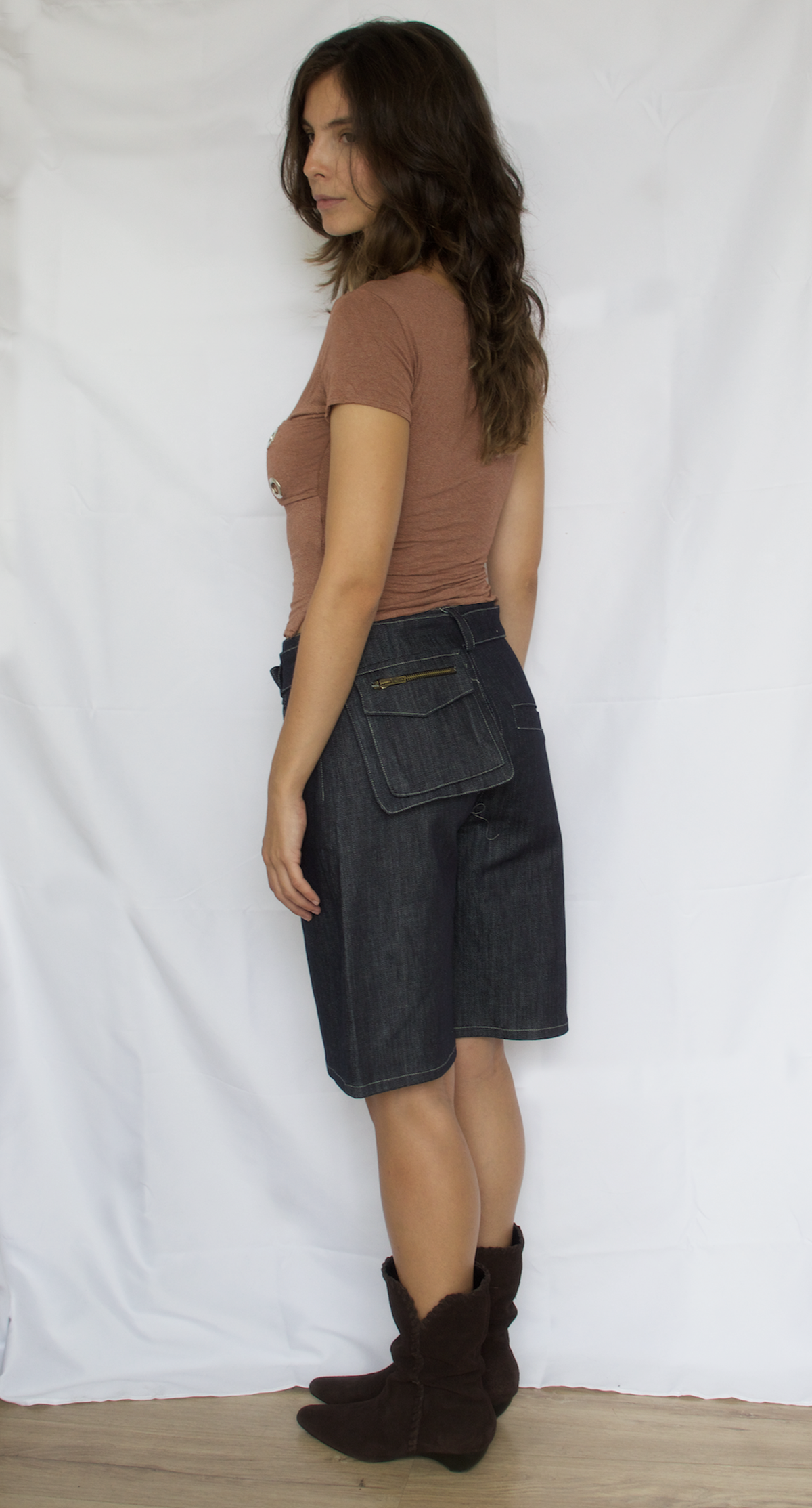 ARTEMIS denim short