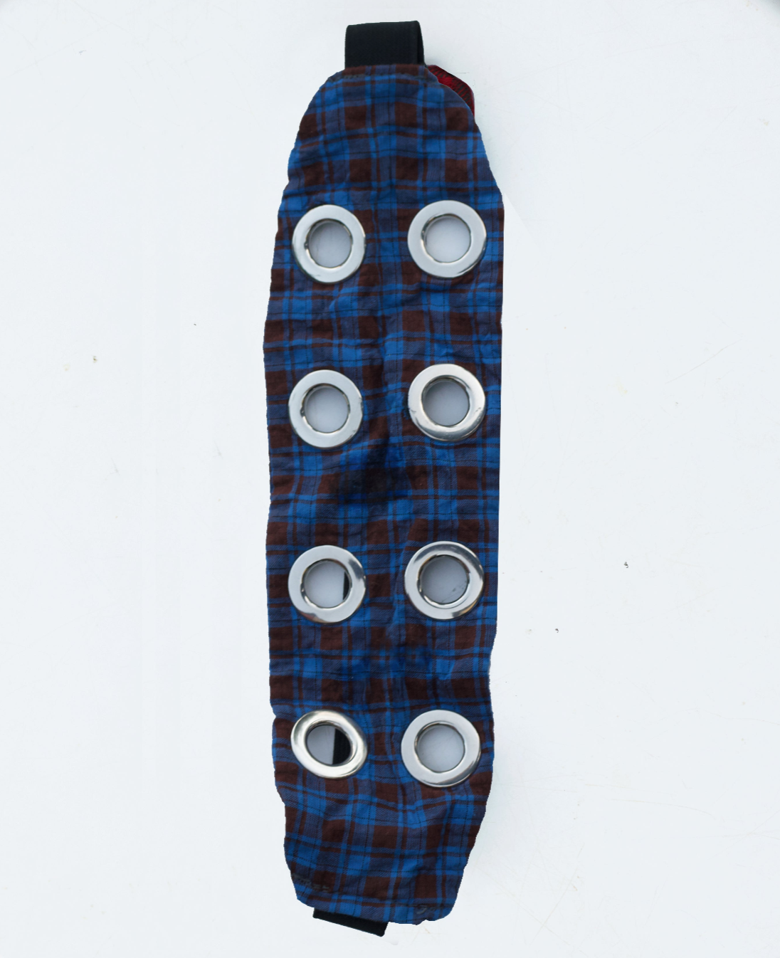Plaid pattern blue/burgundy