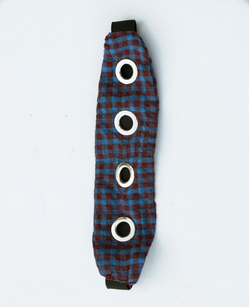 Plaid pattern blue/burgundy